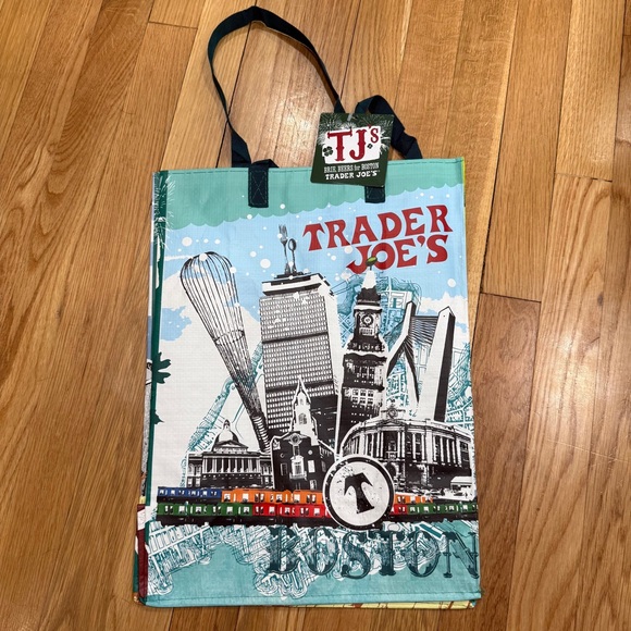 Trader Joe'S Handbags - Trader Joe's ECO Reusable Shopping Grocery Gift Tote Bags/Boston/New with tags